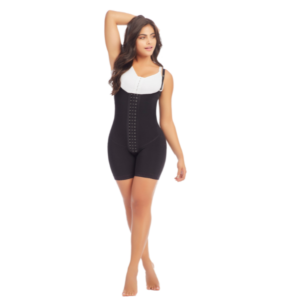 Mid-Thigh Faja with 3 Clips Levels – Fajas Comfort Fit