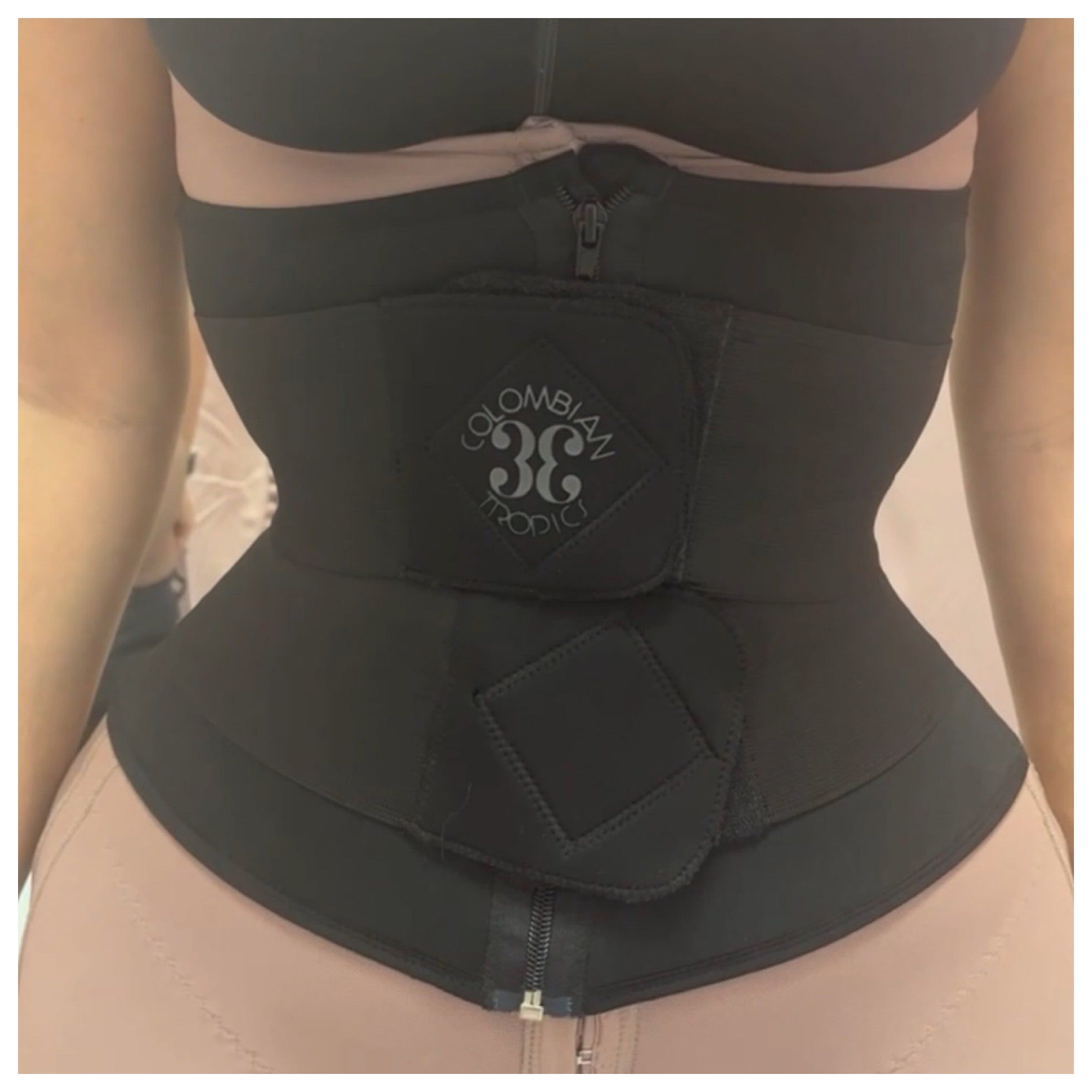 Double Belt Waist Cincher Trainer Slimming Faja Body Shaper Latex Corset  Adjustable Shapewear Flat Belly Postpartum Wrap